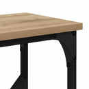 vidaXL Konzolasztal Artisan tölgy 102 x 23 x 75 cm Szerelt Fa