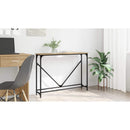 vidaXL Konzolasztal Artisan tölgy 102 x 23 x 75 cm Faanyag