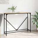 vidaXL Konzolasztal Artisan tölgy 102 x 23 x 75 cm Szerelt Fa