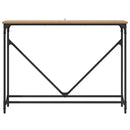 vidaXL Konzolasztal Artisan tölgy 102 x 23 x 75 cm Faanyag