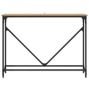vidaXL Konzolasztal Artisan tölgy 102 x 23 x 75 cm Szerelt Fa