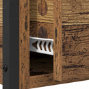 vidaXL Konzolasztal fiókkal Öreg fa 100 x 40 x 75 cm Faanyag