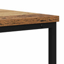vidaXL Konzolasztal fiókkal Öreg fa 100 x 40 x 75 cm Faanyag
