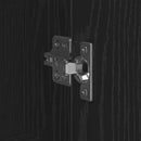 vidaXL Magasfiú Fekete tölgy 62 x 32 x 106,5 cm Faanyag