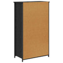 vidaXL Magasfiú Fekete tölgy 62 x 32 x 106,5 cm Faanyag