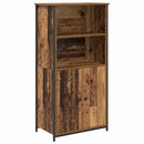 vidaXL Magasfiú Öreg fa 62 x 36 x 121,5 cm Faanyag