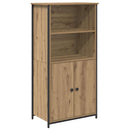 vidaXL Magasfiú Artisan tölgy 62 x 36 x 121,5 cm Faanyag