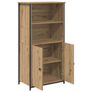 vidaXL Magasfiú Artisan tölgy 62 x 36 x 121,5 cm Faanyag
