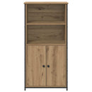 vidaXL Magasfiú Artisan tölgy 62 x 36 x 121,5 cm Faanyag