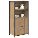 vidaXL Magasfiú Artisan tölgy 62 x 36 x 121,5 cm Faanyag