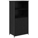 vidaXL Magasfiú Fekete tölgy 62 x 36 x 121,5 cm Faanyag