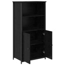 vidaXL Magasfiú Fekete tölgy 62 x 36 x 121,5 cm Faanyag