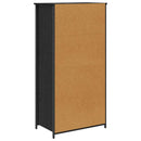 vidaXL Magasfiú Fekete tölgy 62 x 36 x 121,5 cm Faanyag
