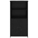 vidaXL Magasfiú Fekete tölgy 62 x 36 x 121,5 cm Faanyag