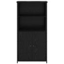 vidaXL Magasfiú Fekete tölgy 62 x 36 x 121,5 cm Faanyag