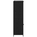 vidaXL Magasfiú Fekete tölgy 62 x 36 x 121,5 cm Faanyag