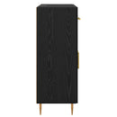 vidaXL Széf fiókkal Fekete tölgy 69,5 x 34 x 90 cm Faanyag