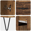 vidaXL Széf fiókkal Öreg fa 69,5 x 34 x 90 cm Faanyag