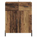 vidaXL Széf fiókkal Öreg fa 69,5 x 34 x 90 cm Faanyag