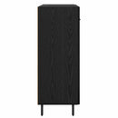 vidaXL Széf fiókkal Fekete tölgy 69,5 x 34 x 90 cm Faanyag