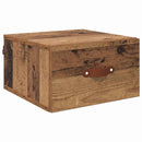 vidaXL Fali éjjeli szekrény Öreg fa 35 x 35 x 20 cm Faanyag