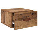 vidaXL Fali éjjeli szekrény Öreg fa 35 x 35 x 20 cm Faanyag