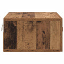 vidaXL Fali éjjeli szekrény Öreg fa 35 x 35 x 20 cm Faanyag