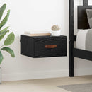 vidaXL Fali éjjeli szekrény Fekete tölgy 35 x 35 x 20 cm Faanyag