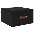 vidaXL Fali éjjeli szekrény Fekete tölgy 35 x 35 x 20 cm Faanyag