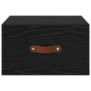 vidaXL Fali éjjeli szekrény Fekete tölgy 35 x 35 x 20 cm Faanyag