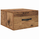 vidaXL Éjjeliszekrény fiókkal Régi fa 35 x 35 x 20 cm Faanyag