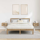 vidaXL Éjjeliszekrény 2 pcs kézműves tölgy 35 x 35 x 20 cm Faanyag
