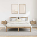 vidaXL Éjjeliszekrény 2 pcs kézműves tölgy 35 x 35 x 20 cm Faanyag