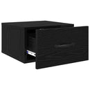 vidaXL Éjjeliszekrény 2 pcs Musta tammi 35 x 35 x 20 cm Faanyag