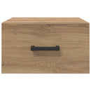 vidaXL Éjjeliszekrény fiókkal kézműves tölgy 35 x 35 x 20 cm Faanyag