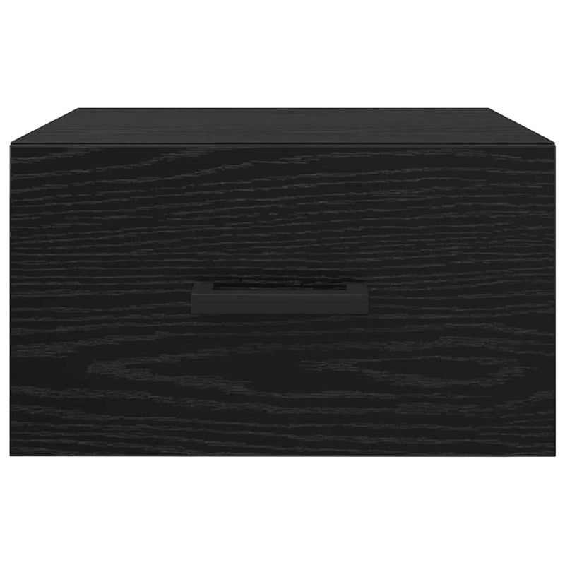 vidaXL Éjjeliszekrény 2 pcs Musta tammi 35 x 35 x 20 cm Faanyag