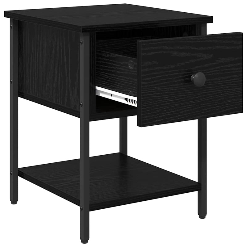 vidaXL Éjjeliszekrény 2 pcs Régi fa 35 x 35 x 20 cm Faanyag
