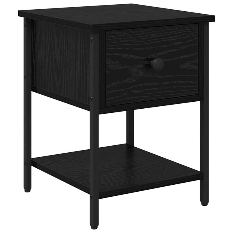 vidaXL Éjjeliszekrény 2 pcs Régi fa 35 x 35 x 20 cm Faanyag