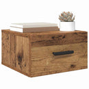 vidaXL Éjjeliszekrény 2 pcs Öreg fa 35 x 35 x 20 cm Faanyag