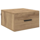 vidaXL Éjjeliszekrény fiókkal kézműves tölgy 35 x 35 x 20 cm Faanyag