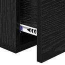 vidaXL Éjjeliszekrény 2 pcs Musta tammi 35 x 35 x 20 cm Faanyag
