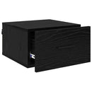 vidaXL Éjjeliszekrény 2 pcs Musta tammi 35 x 35 x 20 cm Faanyag
