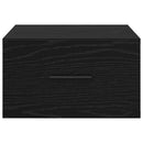 vidaXL Éjjeliszekrény 2 pcs Musta tammi 35 x 35 x 20 cm Faanyag