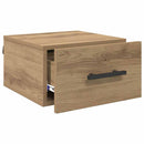 vidaXL Éjjeliszekrény kézműves tölgy 35 x 35 x 20 cm Faanyag
