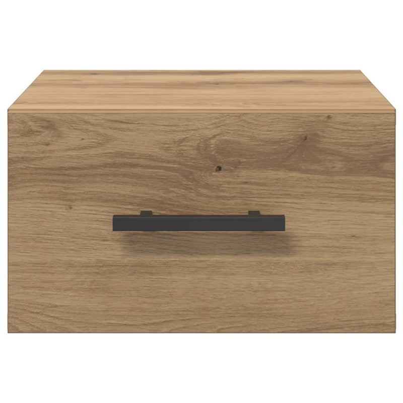 vidaXL Éjjeliszekrény kézműves tölgy 35 x 35 x 20 cm Faanyag