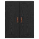 vidaXL Fali szekrény Fekete tölgy 69,5 x 34 x 90 cm Faanyag