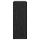 vidaXL Fali szekrény Fekete tölgy 69,5 x 34 x 90 cm Faanyag