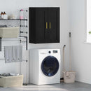 vidaXL Fali szekrény Fekete tölgy 69,5 x 34 x 90 cm Faanyag