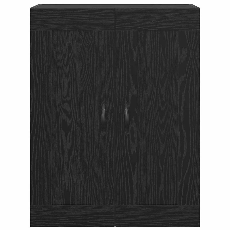 vidaXL Fali szekrény Fekete tölgy 69,5 x 34 x 90 cm Faanyag