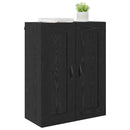 vidaXL Fali szekrény Fekete tölgy 69,5 x 34 x 90 cm Faanyag